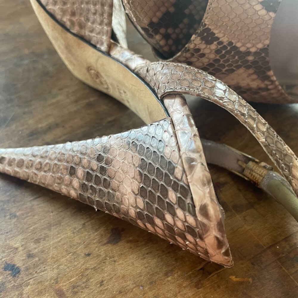 Bally PInk Python Stilletos - Picture 11 of 13